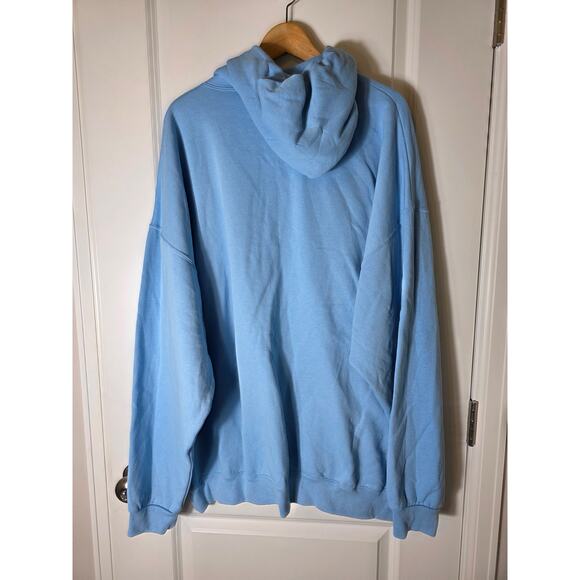 NIAGARA FALLS New York Sky Blue Heavy Warm Active Pullover Hoodie SZ 3XL - Picture 2 of 8